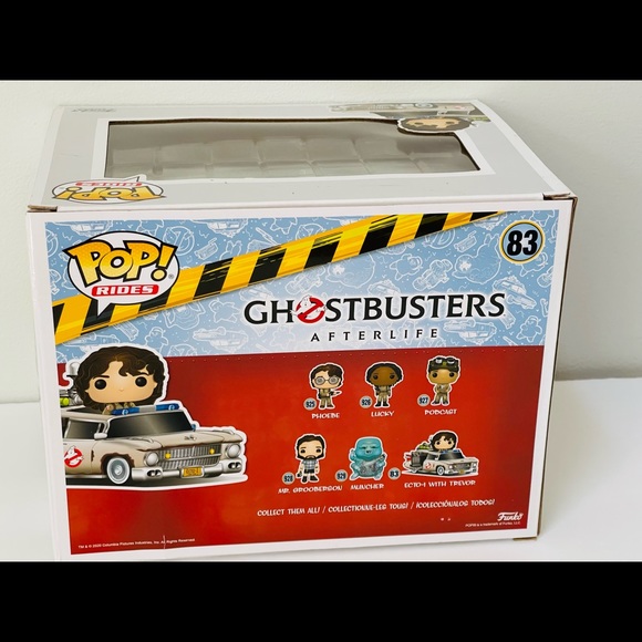 Funko POP! Rides -Ghostbusters Afterlife Vinyl Figure Set ECTO-1 WITH TREVOR #83 - Picture 4 of 5